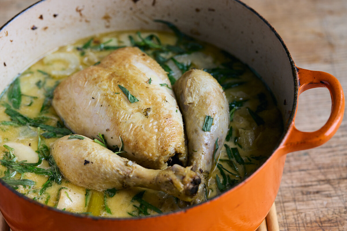The Proper Roast Chicken with Lemon and Thyme Butter