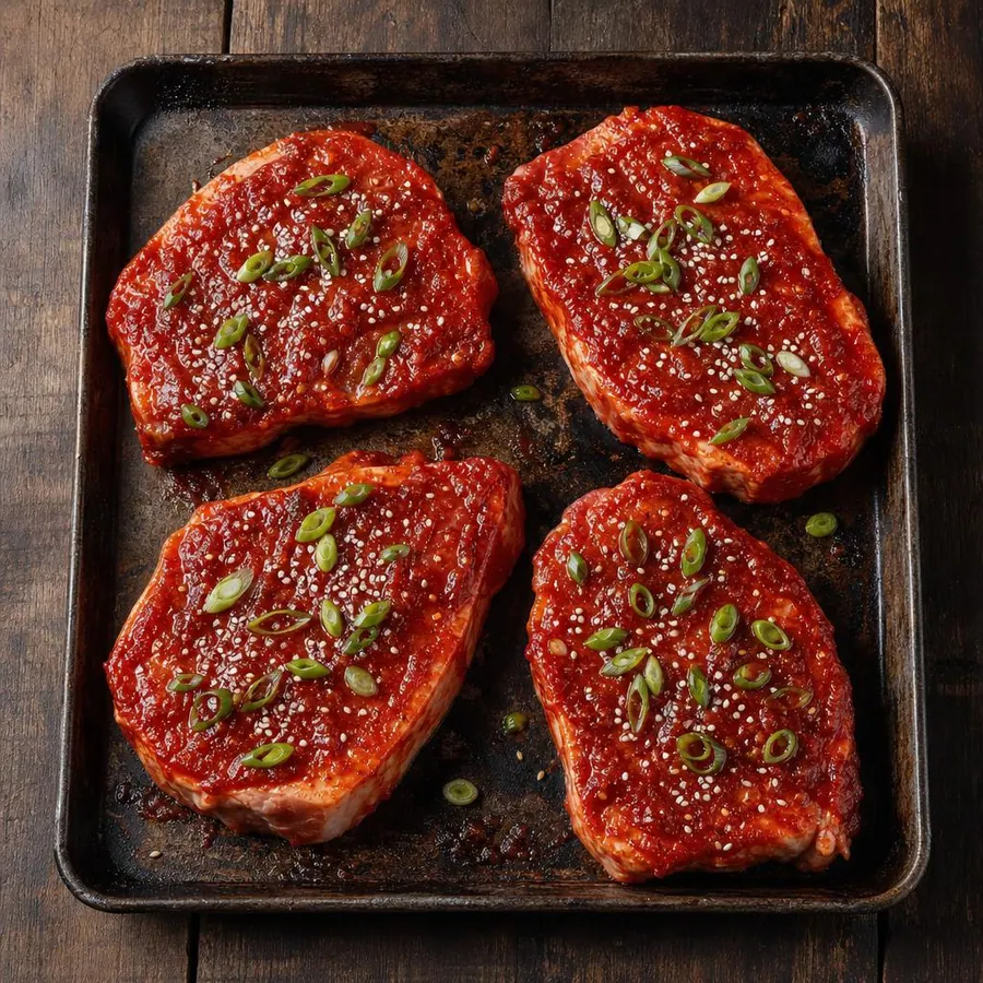 Gochujang Pork Steak
